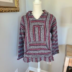 Vintage 90's Franks Textiles Baja hoodie Size medium